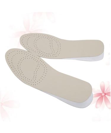 Beaupretty Durable Cowhide Insoles for Height Increase | Comfortable Shoe Inserts for Men & Women | Carpal Tunnel Relief & Taller Look | Size 5 - Buy Online on GoSupps.com