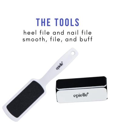 Epielle Mani-Pedi Care Kit 6 Pampering Spa Essentials Nail Buffing Hand and Foot Care At-Home Spa Kit Self Care Gifts for Women Korean Skin Care Set Stocking Stuffers - Buy Online on GoSupps.com