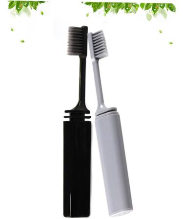 FRCOLOR 4 Pcs Portable Folding Toothbrush Set - Travel-Friendly Personal Care Teeth Brush - Buy Online on GoSupps.com