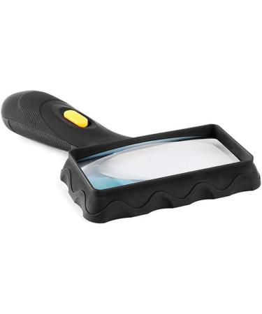Magnifying Glasses for Hobbies Reading Magnifier 10 Times Hand-held Magnifying Glass High-Definition Lighted Lamp for The Elderly Reading Children's Students with A Magnifying Mirror Vision - Buy Online on GoSupps.com