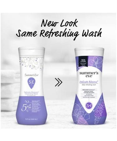 Summer's Eve Delicate Blossom Feminine Wash | pH Balanced, 15 fl oz - Pack of 1 - Buy Online on GoSupps.com