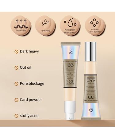 30g ProBuk CC Cream - SPF 50 Color Correcting Foundation & Illuminator | Best Moisture Cream for Flawless Skin - Buy Online on GoSupps.com