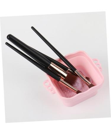 Buy FRCOLOR 4 Pcs Silicone Makeup Brush Cleaner Set - Portable Drying Rack & Sponge Cleaner - Best Tools for Flawless Makeup - Buy Online on GoSupps.com