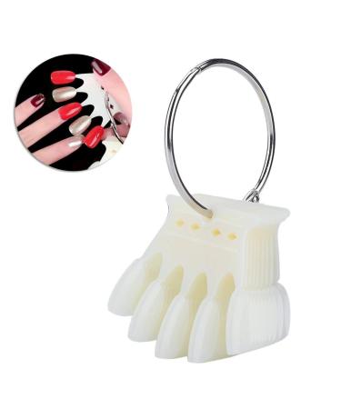 Plastic Nail Art Accessories - 2 Kinds Nail Color Card for Professional Nail Salon | Practice Skills in Natural Colors - Buy Online on GoSupps.com