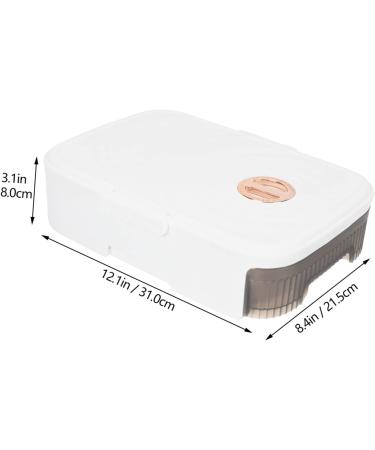 Zerodeko Box Refrigerator Egg Carton Container with Lid Out Fridge Drawer Refrigerator Storage Container Tray - Buy Online on GoSupps.com