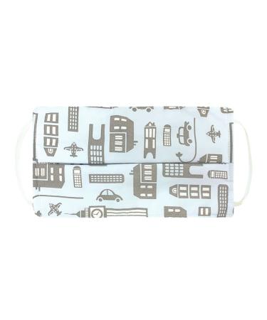 Kushies Washable Adult Mask - Blue City