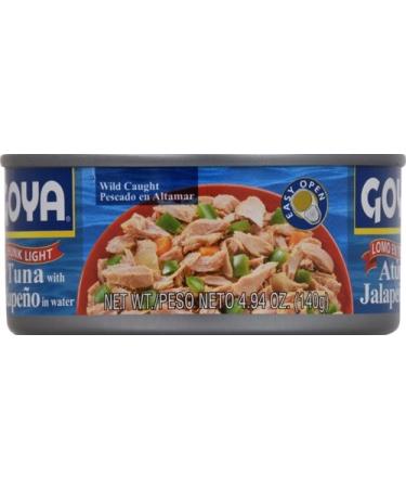 Goya Foods Chunk Light Tuna with Jalape o - Wild Caught - 4.94 oz (Pack of 24) - Buy Online on GoSupps.com