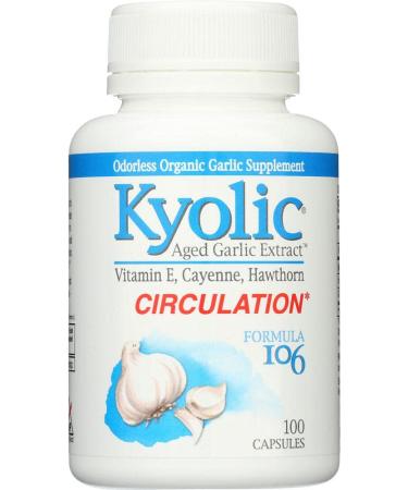 Kyolic #106 W/Vitamin E Cayenne 100 Cap