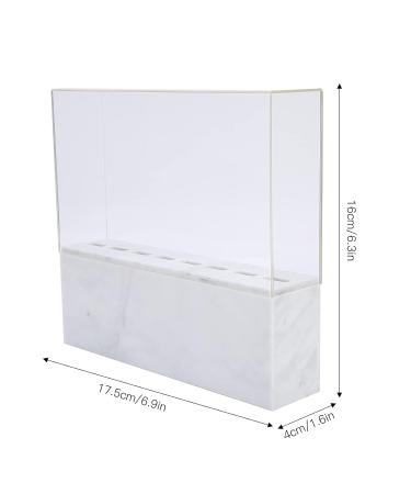 8 Holes Tweezers Holder | Tweezer Display Stand & Storage Rack with Dust Cover for Lash Extensions | Salon & Home Use (White - Buy Online on GoSupps.com