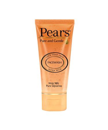 P.ear_s Pure and Gentle Daily Cleansing Facewash Mild Cleanser With Glycerine Balances Ph 100% Soap Free 60 g