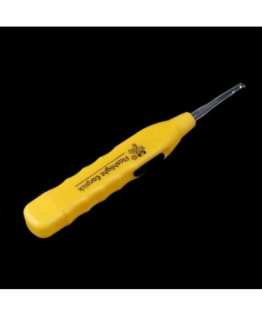 Qtqgoitem Plastic Earwax Cleaning Tool Remover with Flashlight - Orange - Buy Online on GoSupps.com