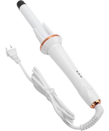 Automatic Curling Iron 1 Inch Ionic Hair Curler Self Rotating Curling Iron with Long Barrel for Waves and Curls Anti Tangle Rotating Curling Wand for Hair Styling White - Buy Online on GoSupps.com