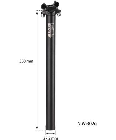 FOMTOR 27.2/30.9/31.6 Adjustable Bicycle Seatpost 350mm | Mountain Bike Seat Post for MTB Road Bike BMX 27.2mm - Buy Online on GoSupps.com