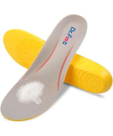 Dr. Foot's Orthotic Shoe Insoles - Arch Support, Shock Absorption for Running and Hiking - Medium Size for Men and Women - Buy Online on GoSupps.com