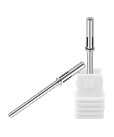 Mesee 2 Pieces Mandrel Bits for Small Nail Sanding Bands 3.1mm Mini Mandrel Nail Drill File Heads 2.35mm Shank Nails Mandrels Fit Electric Manicure Pedicures Tools