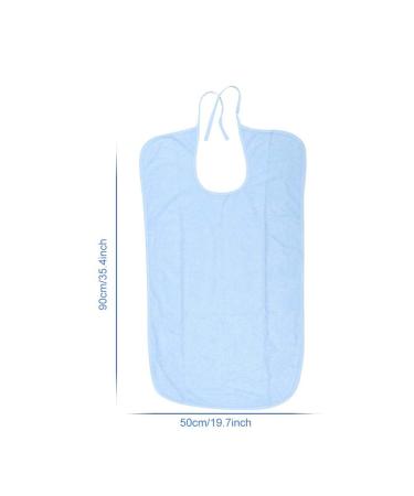 Professional Waterproof Bibs for Adults | Durable Saliva Cloth & Eating Apron - Clothing Protection for Men & Women (50x90cm) - Buy Online on GoSupps.com
