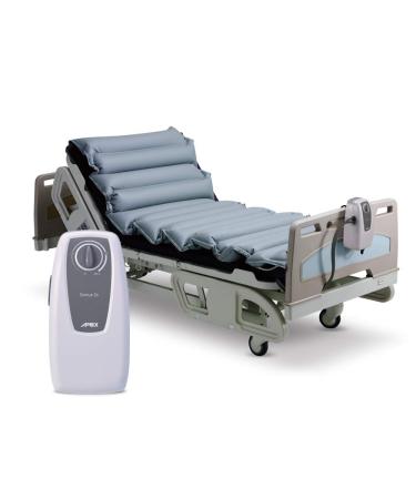 Apex Medical Domus 2s - 5" Alternating Pressure Mattress with Electric Pump Overlay System- Pressure Ulcers Sore Prevention & Treatment-Fits Hospital Beds
