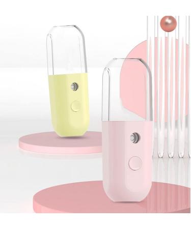 BOKIOESDE Face Sprayer Rechargeable Moisturizing Coated 1800mAh USB Charging Replacement Steamer Mist Maker Diffuser Humidifier Pink - Buy Online on GoSupps.com