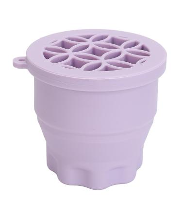 Shop Purple Makeup Brush Cleaner Cup - Silicone Multifunctional Cleaning Bowl for Home | Space-Saving Design | International Shipping Available - Buy Online on GoSupps.com