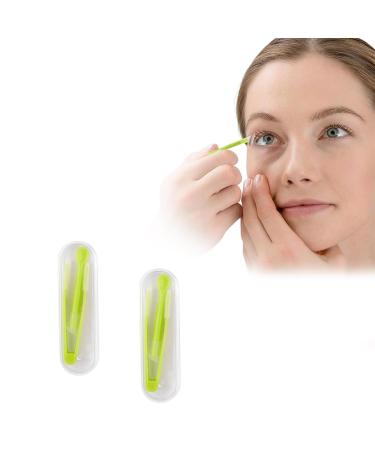 WKRTDY Contact Lens Set: 2x Tweezers Suction Cup Silicone Remover & Case - Support for Inserting & Removing Contact Lenses