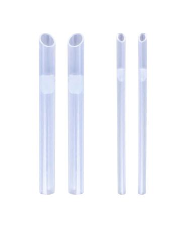 Receiving Tubes for Piercing Needles Plastics Body Jewelry Piercing Receiver Needles for Nose Septum Ear Belly Cartilage Daith Piercing Suppliers (4mm 8mm) Plastics Receiving Tubes 4/8mm