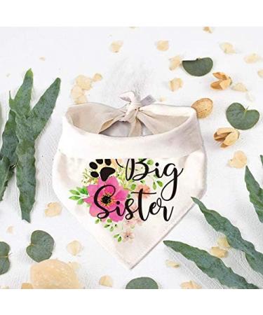 Big Sister Pregnancy Announcement Dog Bandana | Gender Reveal Pet Scarf for Dog Lovers | Photo Prop Accessories - Buy Online on GoSupps.com