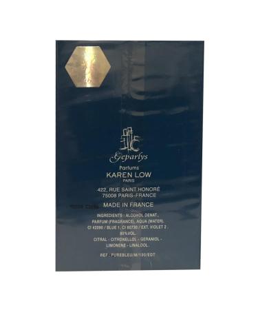 Karen Low Pure Blue Eau de Toilette Spray for Men 3.4 Ounce - Buy Online on GoSupps.com