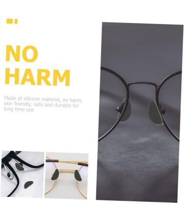 Marmerdo 18 Pairs Self-Adhesive Silicone Nose Pads for Glasses - Comfortable & Durable Black Pads for Sunglasses - 1.9x0.8x0.1cm - Buy Online on GoSupps.com