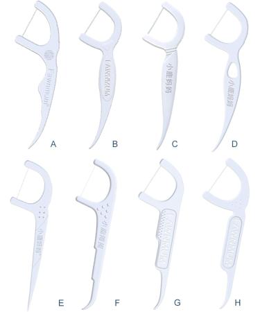Buy 50/100 Dental Floss Picks & Toothpick Sticks - Interdental Brushes for Healthy Teeth | Free International Shipping - Buy Online on GoSupps.com