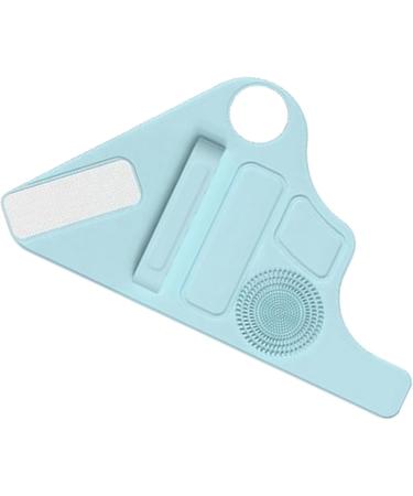 Foundation mixing palette makeup mixing palette wristband makeup mixing palette wristband with makeup brush multifunctional handheld palette for makeup Light blue1 - Buy Online on GoSupps.com
