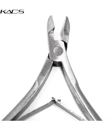 KADS 1pc Nail Art Scissor Stainless Steel Nail Cuticle Nipper Nail Cutter Nail Trimmer Art Tool for Pedicure Manicure Plier Cutter Tool - Buy Online on GoSupps.com