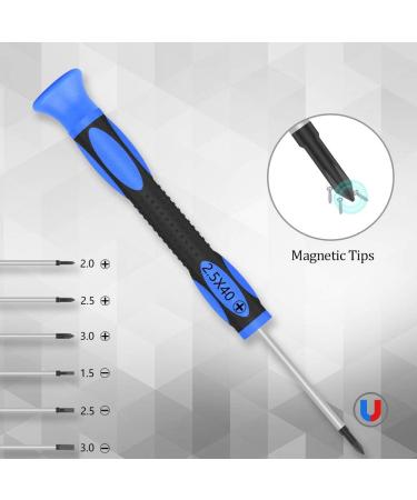 Eyeglass Repair Tool Kit LIFEGOO Glasses Precision Screwdriver Set with Compact Screw Box Includ Screws &Tweezer Eyeglass Screws Kit for Eyeglasses Sunglasses Watch Clock Repair Blue - Buy Online on GoSupps.com