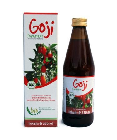 ASPER M HLE Bio Goji Saft - 100% - Glass Bottle 330ml