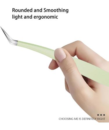 4-Part Stainless Steel Eyelash Extension Tweezers | Ergonomic Design | Dolphin 45 & 75 Curved | Ideal for Jewelry & Nail Art - Buy Online on GoSupps.com