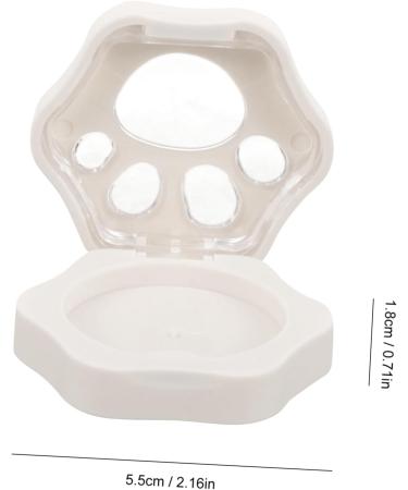 Didiseaon 3pcs Blush Palette Eyeshadow Eye Shadow Cosmetic Containers Empty Lipstick Pallet White Plastic - Buy Online on GoSupps.com