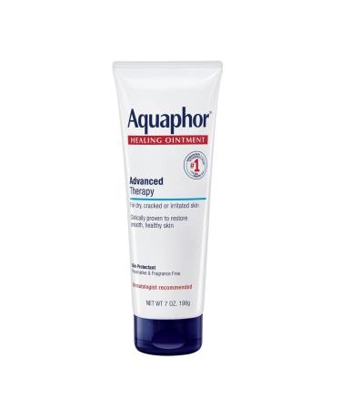 Aquaphor Healing Ointment - Dry Skin Moisturizer - Hands Heels Elbows Lips - 7 oz. Tube