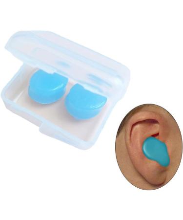 Soft Silicone Ear Plugs - Reusable Waterproof Earplugs for Swimming & Bathing | 2 Pcs/Box - Buy Online on GoSupps.com
