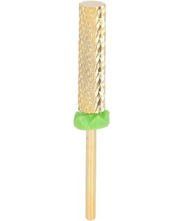 Barrel Nail Drill Bit Dead Skin Removal High Strength Pedicure Nail Drill Bit Flat Top Multipurpose Gold for Acrylic Nails (130#-C) - Buy Online on GoSupps.com