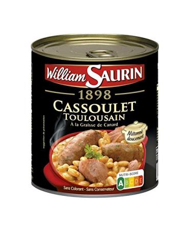 WILLIAM SAURIN - Cassoulet Toulousain 840G - Pack of 3 - Special Offer