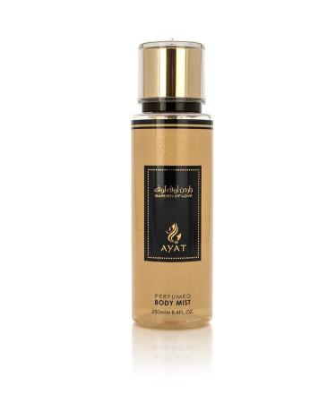 AYAT PERFUMES - Perfumed Mist 250ml - Body Mist with Oriental Scents - Arabian Fragrance For Men and Women - Made in Dubai (Garden Of Love)