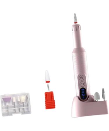 Portable Electric Nail Drill Sanding File Pen USB Rechargeable Dead Skin Removal Grinder Manicure Tool for Grinding Removing Pink - Buy Online on GoSupps.com