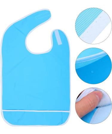 Buy Waterproof Oil-Repellent Adult Libs for Seniors | Reusable & Washable with Velcro Fastener - Blue 45x65 - Buy Online on GoSupps.com