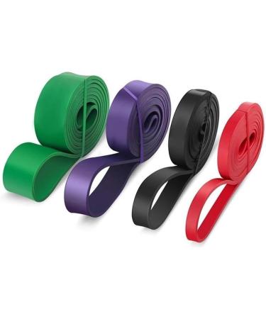 Fattoz Tough Latex Resistance Band Elastic Exercise Strength Pull-Ups Auxiliary Band Strengthening Train 4.4cm Green - Buy Online on GoSupps.com