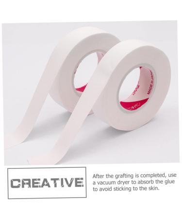 Angoily Eyelash Tape - 6 Rolls Japanese Lash Extension Tool | Polyolefin Makeup Patches for Eyelash Grafting - White 5.00X5.00X1.20CM - Buy Online on GoSupps.com