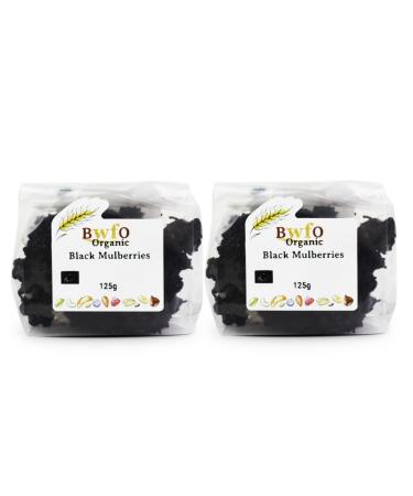 Organic Black Mulberries 250g (BWFO)