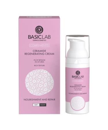 New Approach Sp Z oo BasicLab Regenerating ceramide cream with 5 betaine and 3 urea 50 ml rich texture hydrolipidic barrier regeneration