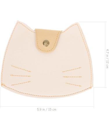 Cabilock Foldable Storage Box Set - 2PC Portable PU Leather Mask Holder Case for Women | Cute Cat Design - Buy Online on GoSupps.com