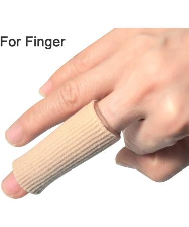 Silicone Gel Toe Sleeves 5 Pack - Cuttable, Elastic Fabric, Toe Protectors for Pain Relief, Corns, Calluses, Medium Toe Size 3.93 Inch (Pack of 5) - Buy Online on GoSupps.com