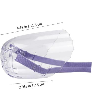 Kisangel 2pcs Cat Muzzle Cat Dog Muzzles Cat Head Muzzle Transparent Muzzle Cat Pp - Buy Online on GoSupps.com