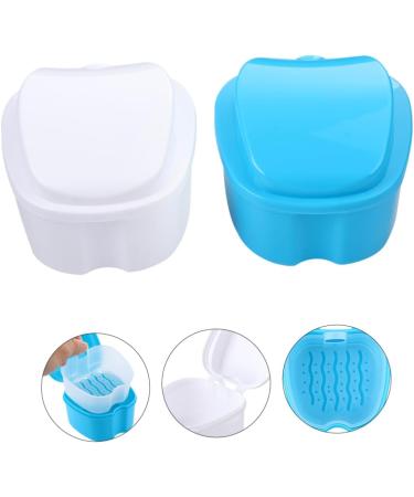 Lurrose 8-Piece Portable Prosthesis Box Set | Durable Plastic Hinges | Dishwasher Safe Organizer for On-the-Go - Buy Online on GoSupps.com